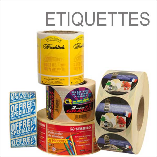 impression etiquettes