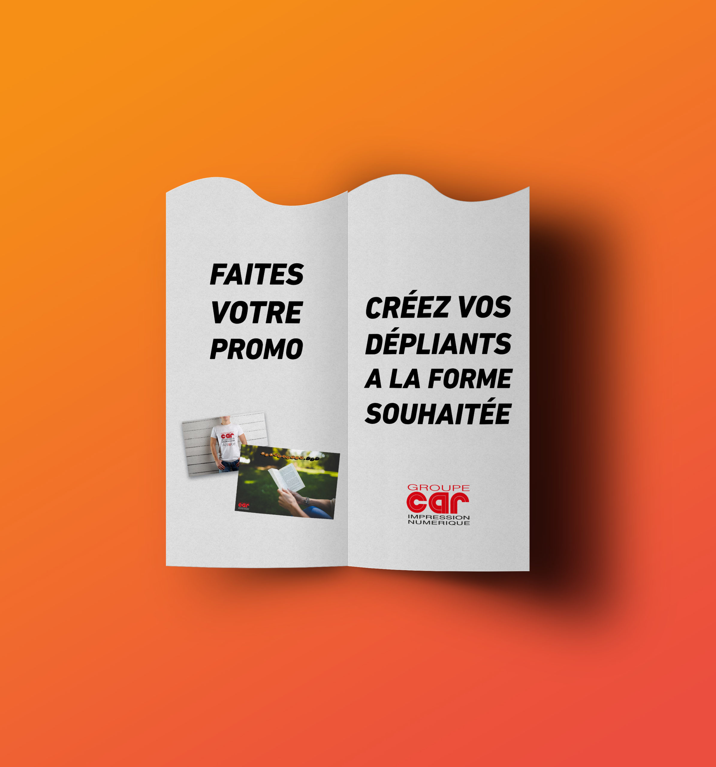 imprimer dépliant forme personnalisé hyperpersonnalisé flyers tracts street marketing différence