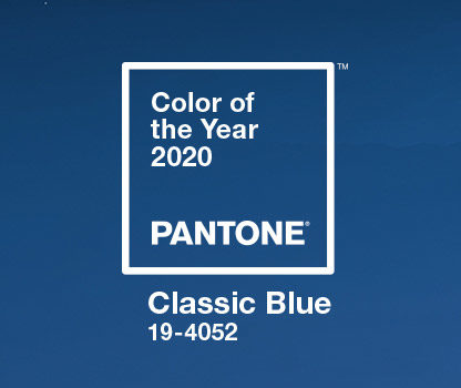 tendances 2020 couleur pantone 2020 classic blue color of the year